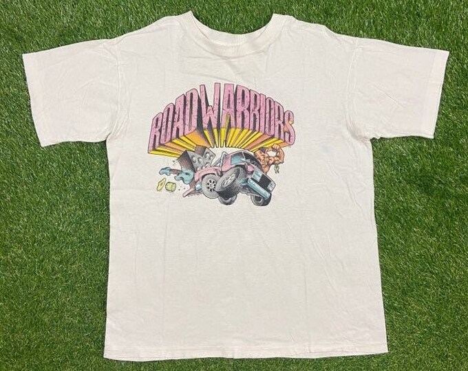 Vintage Road Warriors Tour 1990 T Shirt Tee Gesim Corp Size Xtra Large XL Ten Years After Nazareth Blackfoot
