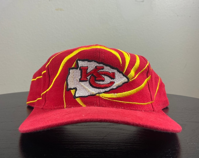 Vintage Kansas City Chiefs Snapback Hat Drew Pearson OSFA NFL Football Super Bowl Champions KC Pat Mahomes 1990s 90s