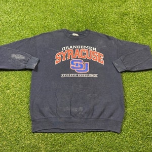 Vintage Syracuse University Crewneck Sweatshirt Lee Sport Made USA Size Xtra Large XL New York Orangemen NCAA College Basketball Pull Over