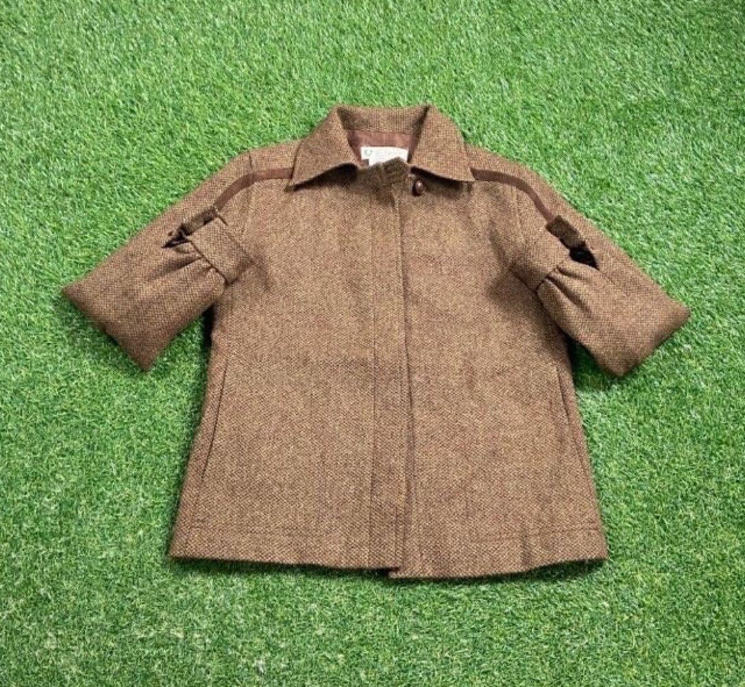 人気商品の中古品・新品・未使用品 Brown Gucci Vintage Wool Luxury 44 Size Italy in Made Jacket ジャケット・アウター