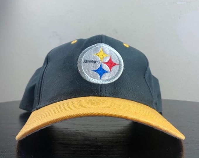 Vintage Pittsburgh Steelers Snapback Hat Cap OSFA Pennsylvania NFL Football Classic 1990s 90s
