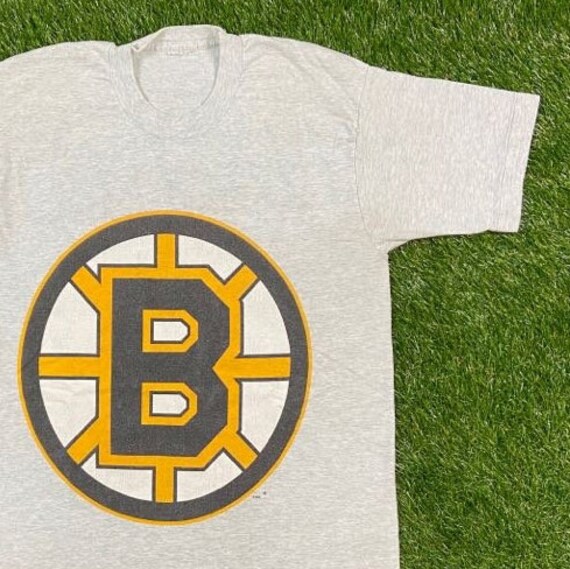 Vintage Original 90's Boston Bruins T Shirt Large