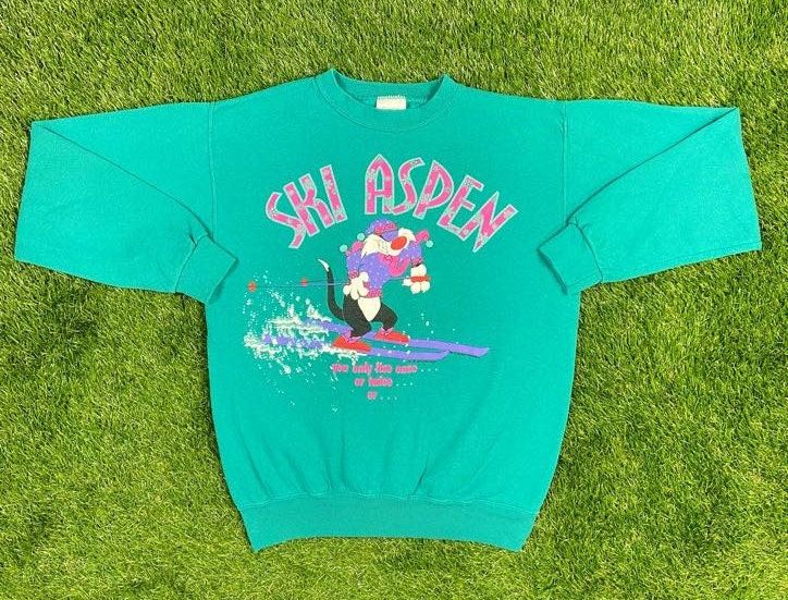 Cat Crewneck Sweater Santee Sweats Sz 