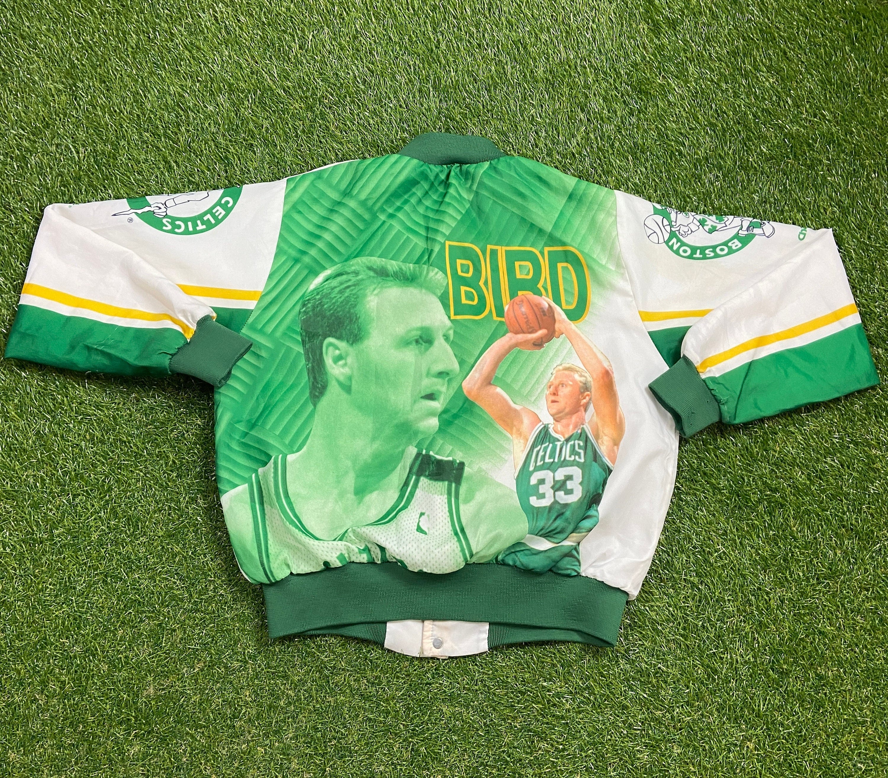 Lot Detail - 1988-89 Larry Bird Boston Celtics Worn Road Warm-Up Jacket