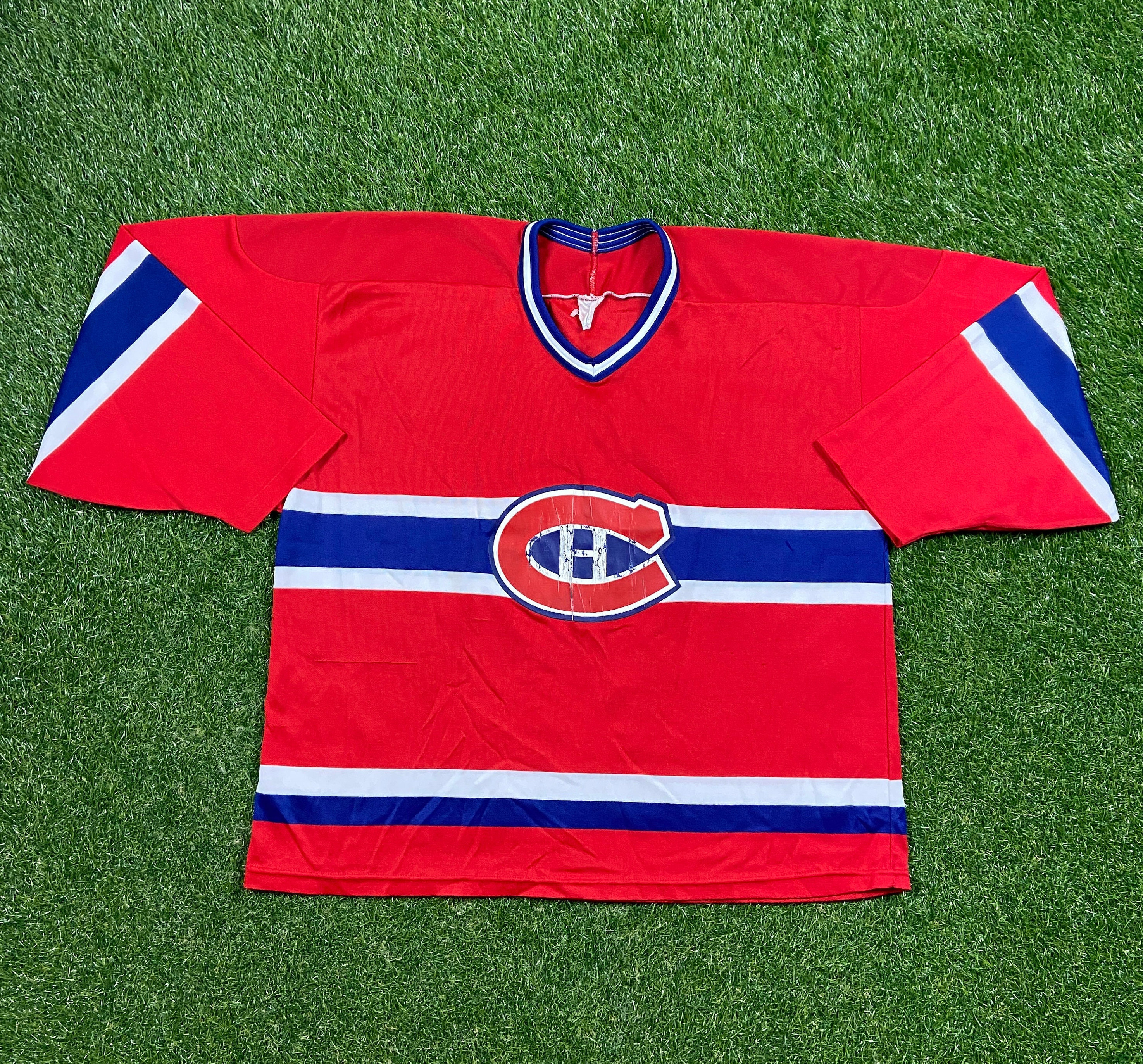 Montreal Canadiens Vintage 80s CCM Hockey Jersey Made in 