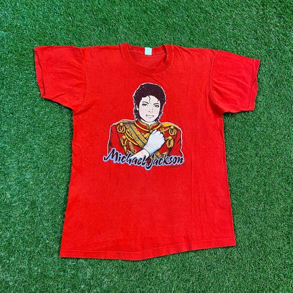 Vintage Michael Jackson T Shirt Music Tee Fruit of the Loom Made
