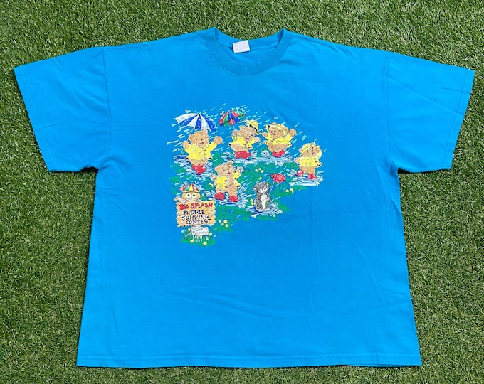 Vintage Bears T Shirt Tee Basic Editions Size XXL 2XL Polo Ralph Cats Teddy Bear Classic 1990s 90s Grandma