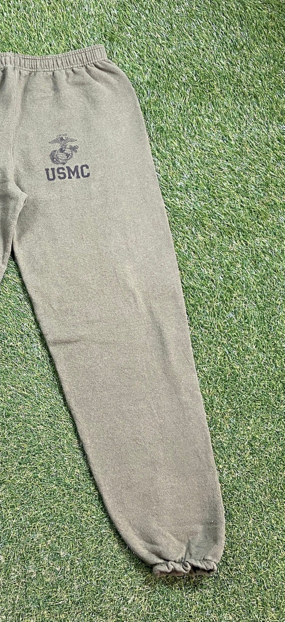 Vintage United States Marine Corps Sweat Pants Made USA Size Large
