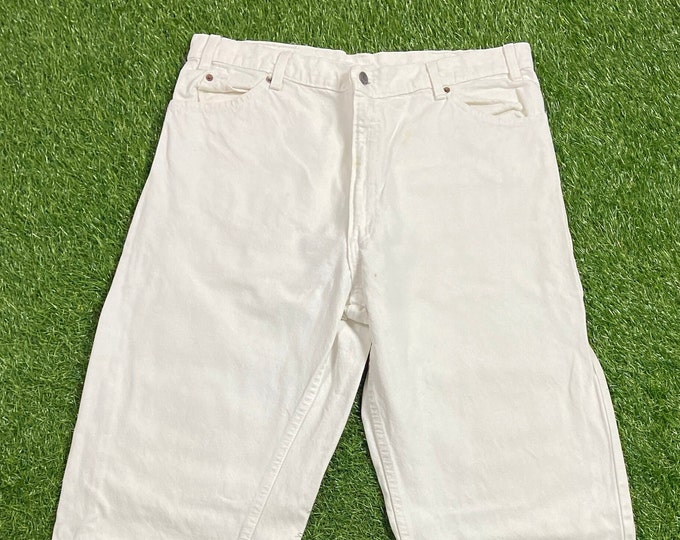 Vintage Levi's 550 Jeans Made USA Size 40 x 34 American USA Classic Fit Original Blue Jean Pants Bottoms True Vtg 1990s 90s