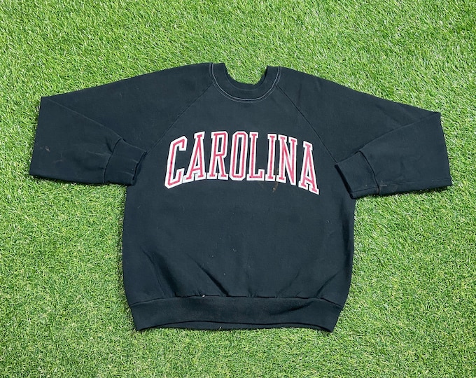 Vintage University of South Carolina Gamecocks Crewneck Sweatshirt Made USA Size M NCAA College Football 1980s 80s Pull Over