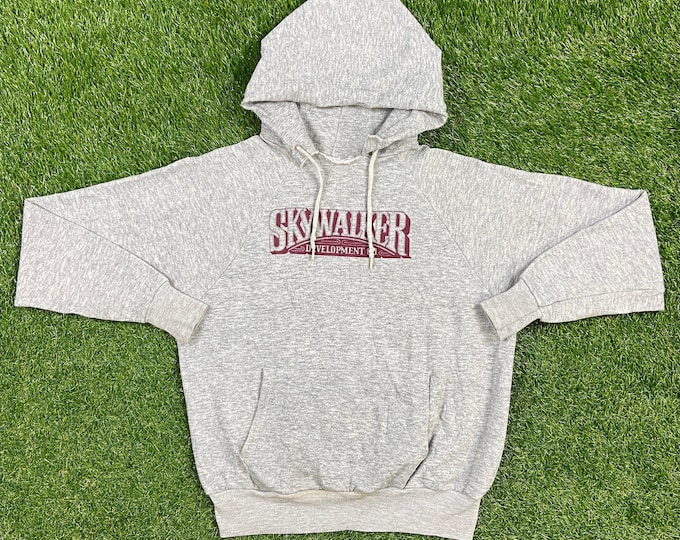 Vintage Skywalker Development Co Hoodie Sweatshirt Size Medium M Pull Over Oversized Comfy Cozy Tri Blend Star Wars George Lucas
