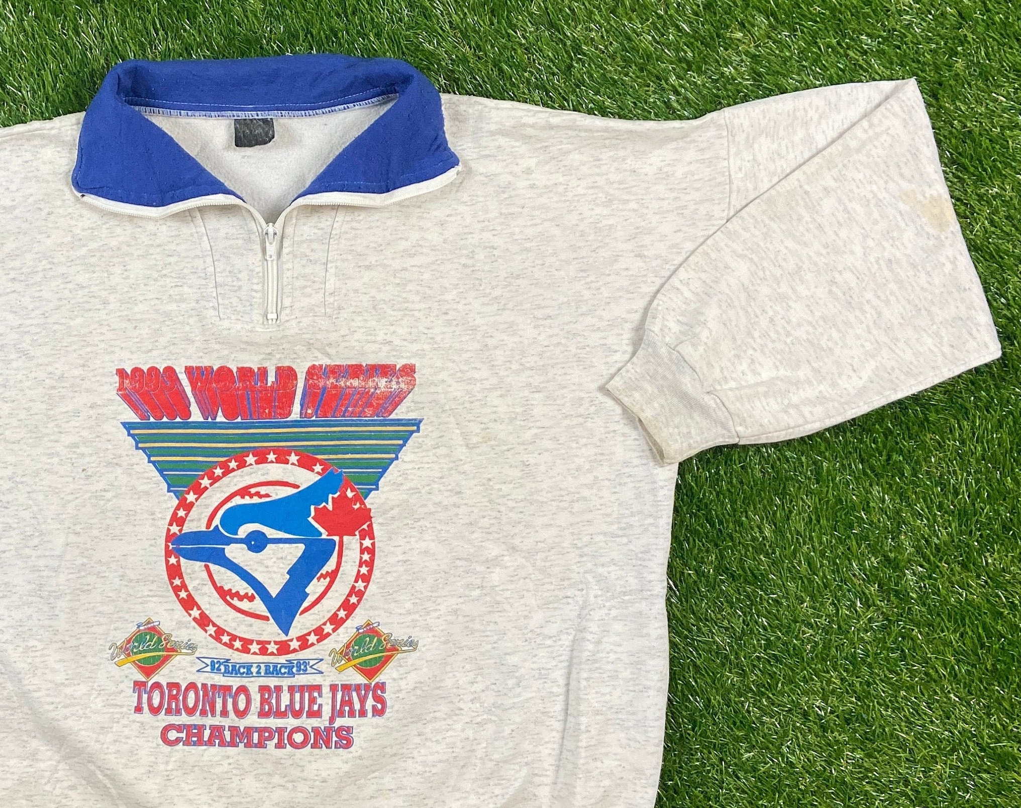 Toronto Blue Jays Vintage Sweatshirt 1994 Blue Jays Crew