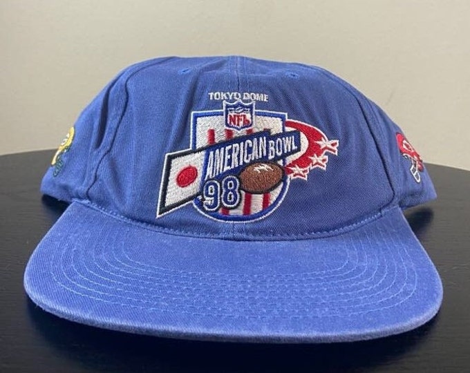 Vintage Tokyo Dome American Bowl 98 Strap Back Sports Specialties OSFA Green Bay Packers Vs Kansas Chiefs NFL Football 1990s 90s