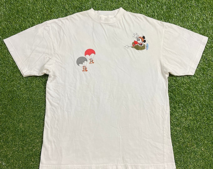 Vintage Mickey Mouse T Shirt Tee Size Xtra Large XL Walt Disney World Magic Kingdom WDW Disneyland 1990s 90s