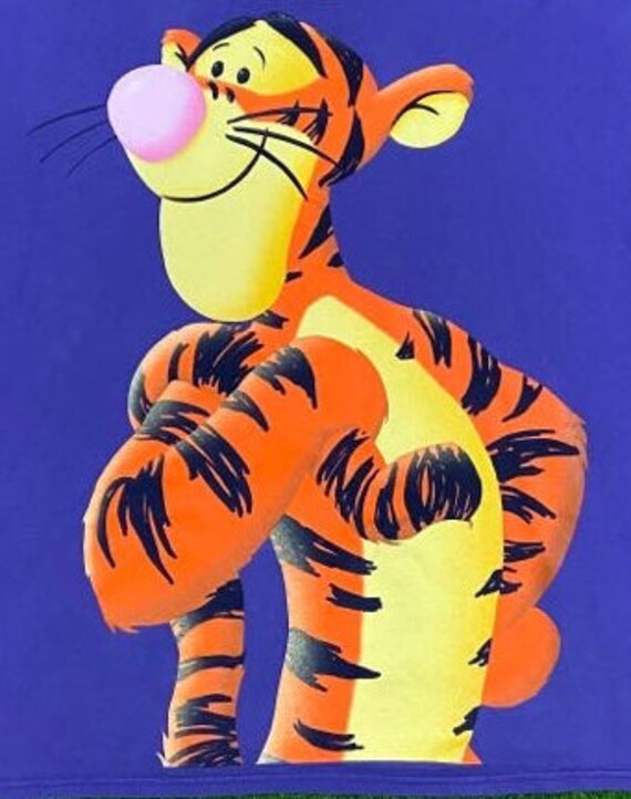 Vintage Tigger T Shirt Tee Winnie the Pooh Walt Disney Size XXL