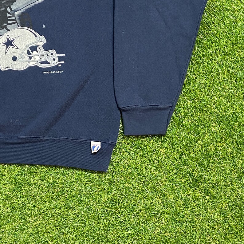 Vintage Dallas Cowboys Crewneck Sweatshirt Logo 7 Made USA Size Xtra