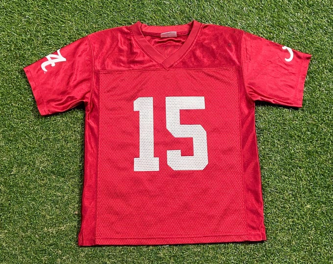 Vintage University of Alabama Crimson Tide Jersey Pro Edge Size Youth Medium NCAA College Football Roll Tide Bama Sec 1990s 90s