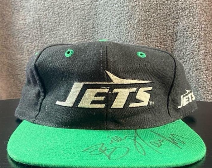 Vintage New York Jets Snapback Hat OSFA  NFL Football AFC Nyc 1990s 90s
