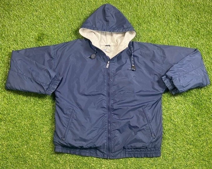 Vintage Navy Jacket Gear For Sports Size Large L US Military Army Jacket Marines Quality 1990s 90s
