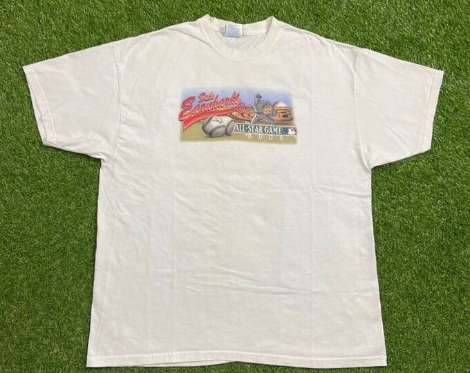 Vintage Dale Earnhardt Jr All Star Game T shirt Tee Size XXL 2XL MLB Baseball Speedway NASCAR Motorsports 00s