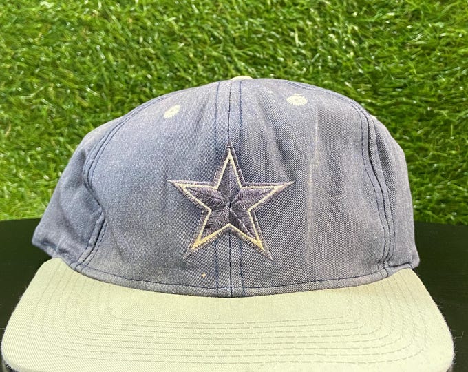 Vintage Dallas Cowboys Snapback Hat OSFA NFL Football Texas Aikman 1990s 90s