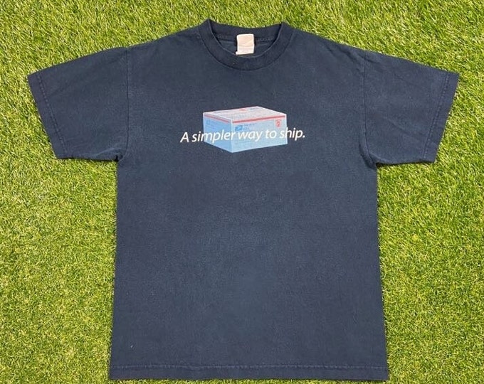 Vintage United States Postal Service USPS Official Olympic Sponsor T Shirt Size Medium Shipping Receiving Supply Post Office Amazon Delivery