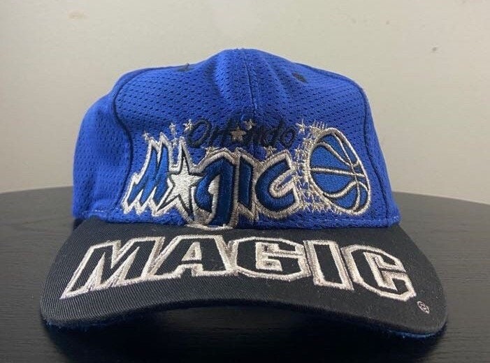 VINTAGE Rare 90s Orlando Magic NBA Starter brand Black WOOL Hat Cap Snapback