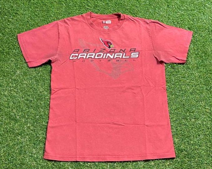 Vintage Arizona Cardinals T Shirt Tee Size Medium M NFL Football Phoenix 1990s 90s