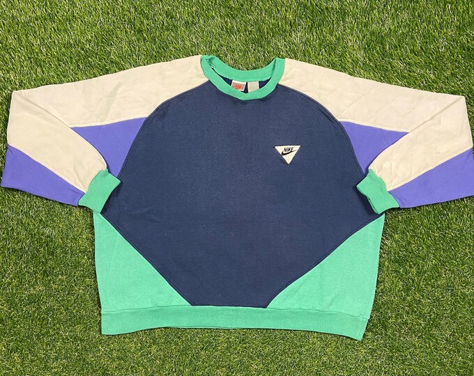 Vintage Nike Crewneck Sweatshirt Just Do It! 1990s 90s Xtra Large XL Athletic Wear Original Classic Soft Comfortable Pull Over Oversized