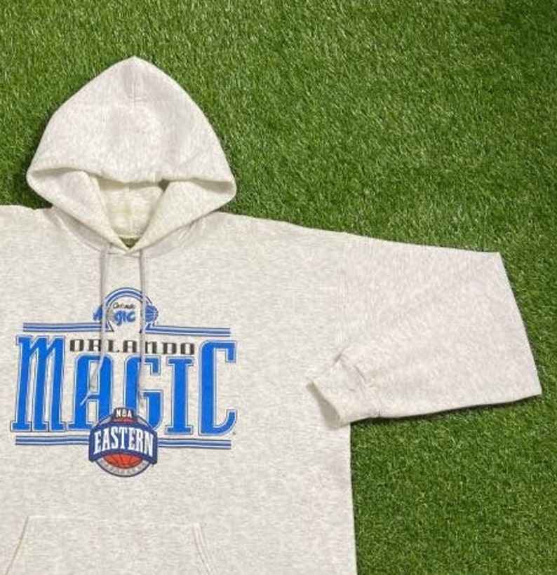 Vintage Orlando Magic Hoodie Sweatshirt Made USA Size Xtra Large XL NBA