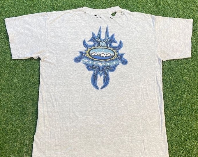 Vintage Lake Tahoe T Shirt Tee Signal Sports Made USA Size Xtra Large XL California Nevada 1990s 90s