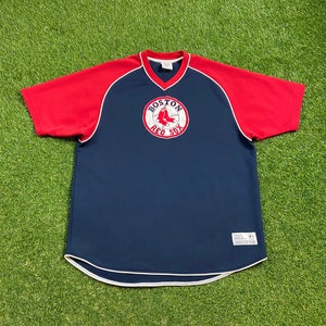 Vintage Boston Red Sox Jersey Shirt True Fan Größe XXL 2XL New England Massachusetts MLB Baseball Stadium 00s