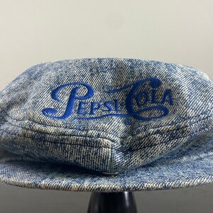 Vintage Rare Pepsi Snapback Hat Made USA OSFA Classic Cola Soda Soft Drink Pop 1980s 80s