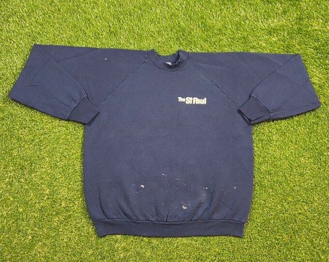 Vintage The St Paul Crewneck Sweatshirt Fruit of the Loom Made USA Size Xtra Large XL Hotel Minneapolis Minnesota Pull Over Oversized