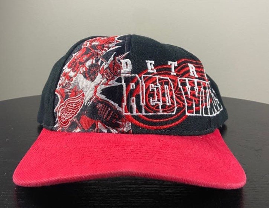Vintage Detroit Red Wings Snapback Hat Logo 7 OSFA NHL Hockey 