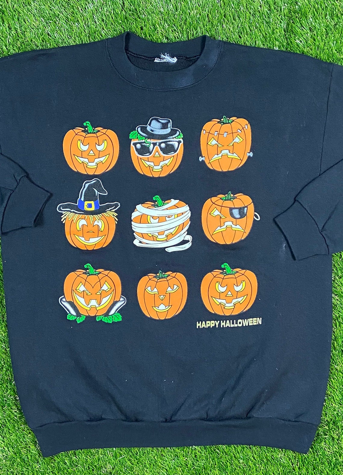 vintage pumpkin sweater