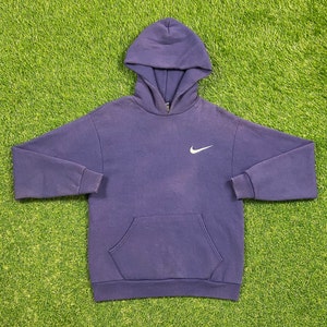 Vintage Nike Felpa con cappuccio Felpa Made USA Size Youth Large L Nike Swoosh Just Do It Classic Air Jordan 1990s 90s Original Pull Over Over