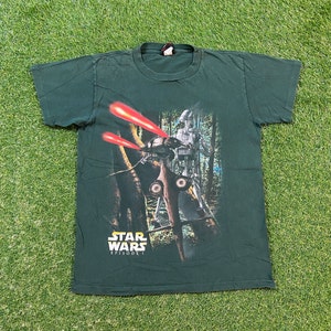 Vintage Star Wars Episode 1 T Shirt Tee Made USA Size Medium M Darth Vader Disney Jedi Star Trek Science Fiction 00s