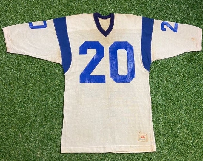 Vintage  #62 Hykowski Football Jersey Champion Made USA Size 44 Football Super Bowl Champion 1960s 60s