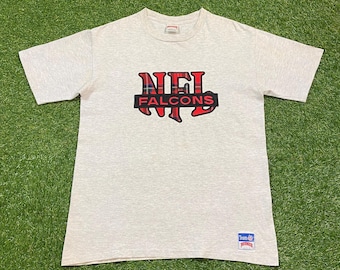 Vintage Atlanta Falcons T Shirt Tee Made Usa Size Xtra Large XL NFL Football ATL Georgia 1990s 90s