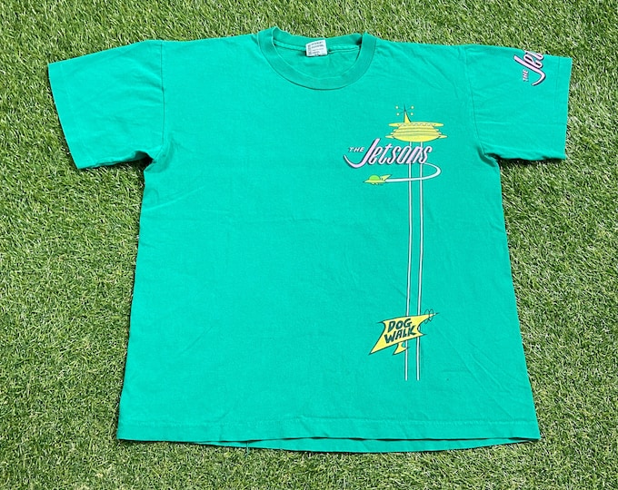 Vintage The Jetsons T Shirt Tee Made USA Size Large L Astro George Jetson Hanna-Barbera Original Classic TV Cartoon Show 1980s 80s Rare