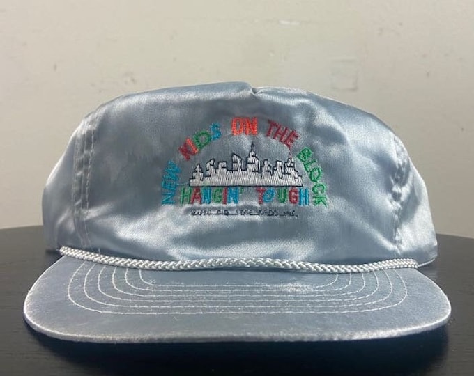 Vintage New Kids on the Block Snapback Hat OSFA Boy Band Classic Pop Music 1990s 90s