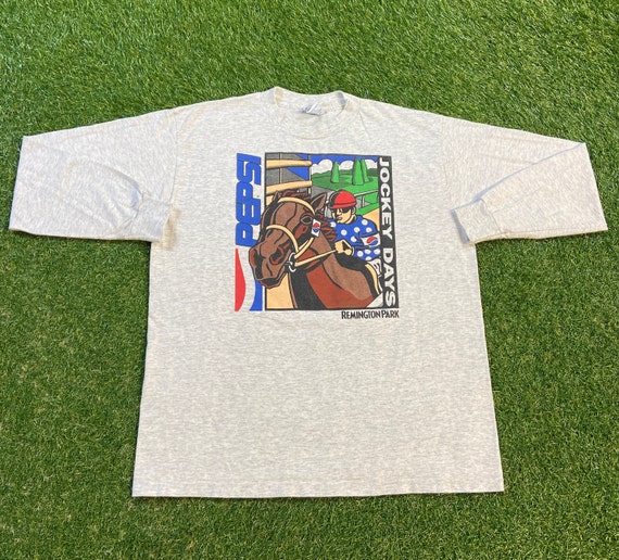 Vintage Pepsi Long Sleeve Shirt All Sport Made USA Size Xtra Large