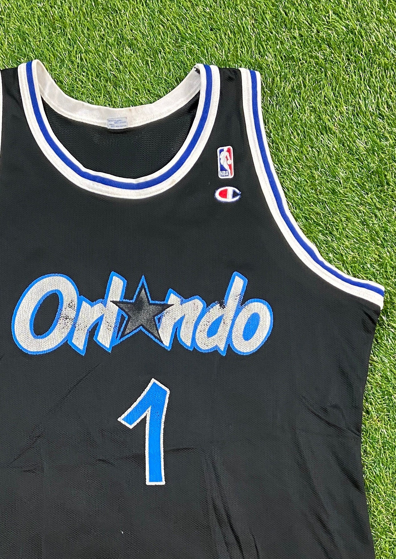 Penny Hardaway Orlando Magic Jersey Boys Small NBA Basketball Vintage Champion 1