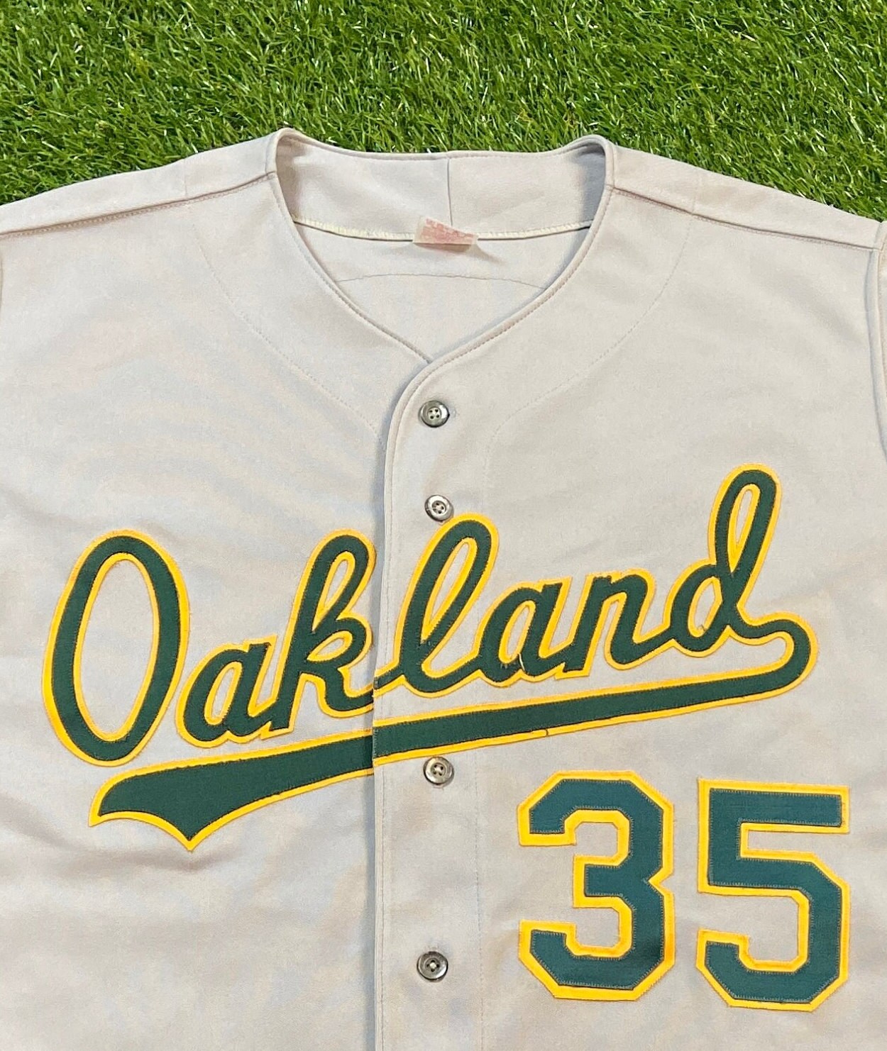 OAKLAND A's Rickey Henderson #35 Replica Baseball Jersey sz XL