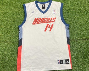 Vintage Charlotte Bobcats DJ Augustin #14 Jersey Adidas Size Large