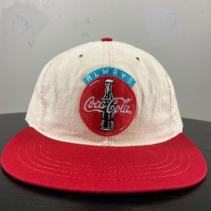 Vintage Rare Coca Cola Coke Snapback Hat OSFA Classic Cola Soda Pepsi 1990s 90s