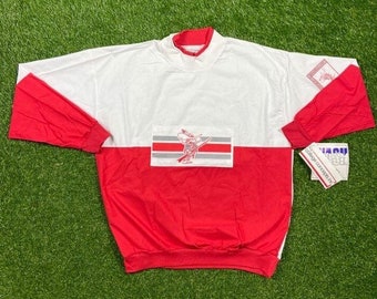 Vintage UNLV University of Nevada Running Rebels Long Sleeve T Shirt Tee Made USA Xtra Large Xl Las Vegas NCAA College Basketball 1990s Nwt