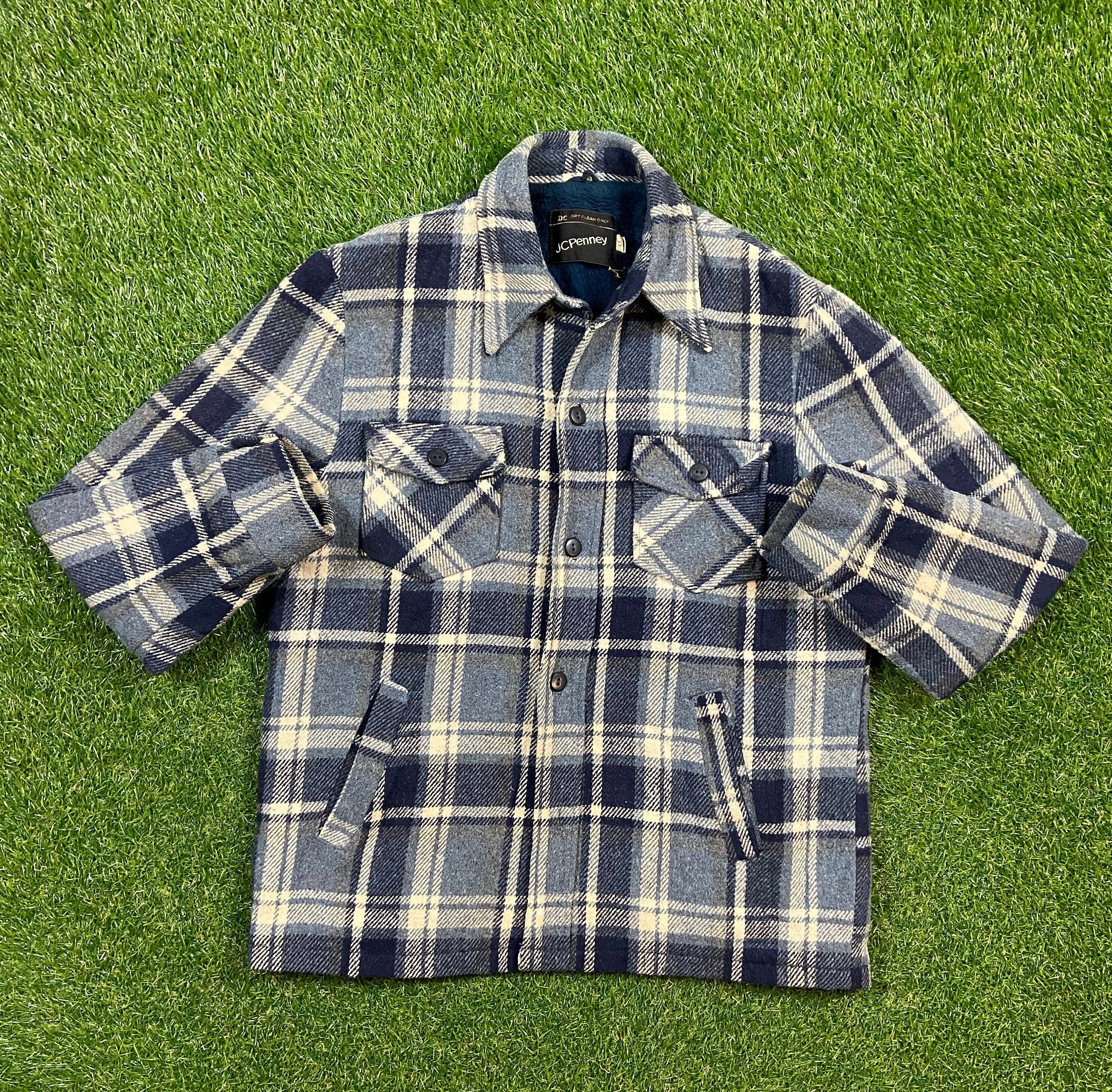 Vintage Flannel Jacket JC Penney Made 