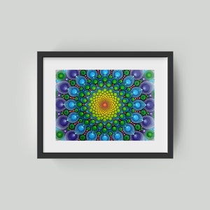 Image carte postale Mandala - Ysera